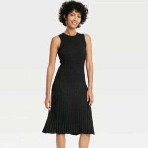 Knit Midi Sweater Dress